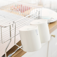 다정홈 컵걸템 컵거치대 컵걸이 컵 건조대 거치대 정리대 컵꽂이 텀블러 머그 주방, 1개, 스텐