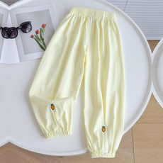 女童休閒褲春夏款外穿兒童速幹褲薄款寶寶洋氣長褲冰絲防蚊褲百搭, 120cm