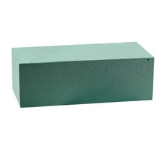 STK 꽃 거품 벽돌 꽃 진흙 녹색 스티로폼 젖은 거품 블록 23x11x7.5 cm, 1개