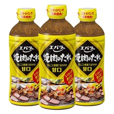 에바라 야키니쿠 타레 단맛, 600g, 3개