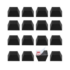 TroyStudio 스피커 분리 발 2cm(0.8인치) (16개) 스튜디오 모니터 쌍용 접착 실리콘 패드 진동 및 공명을 줄이기 위한 턴테이블 분리 베이스 데스크톱 홈, TroyStudio 스피커 분리 발, 2cm(0.8인치