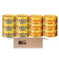 동원 살코기참치 100g 6+고추참치 100g 6, 1세트, 1200g