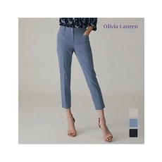 올리비아로렌 장식단추 일자핏 팬츠_VOPDLXM3281 406988