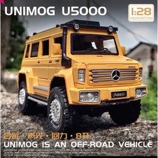 Wendy 1/28 賓士 烏尼莫克 U5000 越野車Unimog 模型車, 1個, 砂石黃