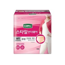 디펜드 스타일 언더웨어슬림 중형 여성용 10입 jx2*89159tu