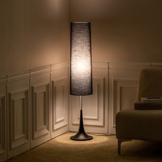 롱아일랜드 하프 장스탠드, 블랙+사은 LED 벌브 전구