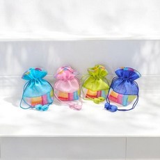 [아우트_62]전통 설날 복주머니 색동 모시 외국인 선물