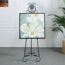 인테리어 거치대 전시용 촬영 액자 스튜디오 소품, 1. 블랙 1.5m, *