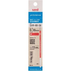 3개 묶음 구매 세트 미쓰비시 연필 제트스트림 교체용 잉크(레드) SXR8038K.15