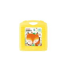 모나미 모니주 크레파스 중성, 24색, 1개