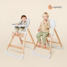 [에르고베이비] 이볼브 2in1 하이체어, 내추럴우드