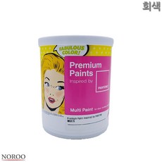 무광 수성 페인트 회색 1L 4종 택1 팬톤, 회색18-0601