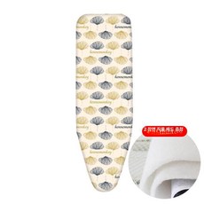 바라봄 스탠딩다리미판 접이식 다리미대, 1개, 보드3612 90x30 은행잎 매트2겹포함