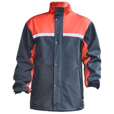 成人兩件式雨衣/機車雨衣 雙層內網狀-黑紅XL款, 黑紅色