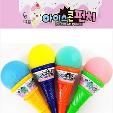 아이스콘 펀치 스펀지공 줄길이40cm jm1171 아이템파크, 단품, 1개