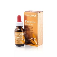 Spring Leaf 綠芙特級 無酒精蜂膠40%滴劑(25ml) 澳洲蜂蜜 喉嚨舒緩, 1個, 滴劑 個人用(1入) 特價每人限購3組
