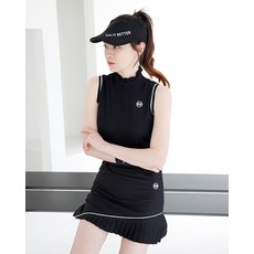 BADBUNNY 側邊荷葉邊裙黑色