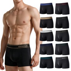 보디가드 10매입 남성 블랙 코어 드로즈 빅사이즈 남자 속옷 팬티 세트