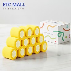 이티씨몰 자가점착 밴드 5cm 압박붕대 10+2 옐로우, 1개