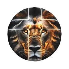 자동차 블랙 애니멀 페이스 스페어 타이어 커버 휠 소프트 트레일러 핏, 3. 3, B. 16 inch