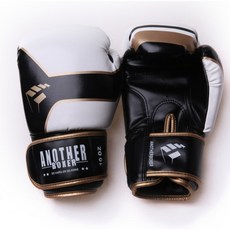 廣隆 虎纹拳擊手套 一次成型拳套 搏擊手套 散打 泰拳 格鬥 武術 比賽沙袋拳套, 1個, XE-白色12盎司, 白色