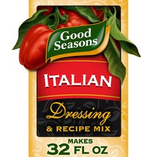 굿 시즌스 이탈리안 드레싱 & 레시피 시즈닝 믹스 4개 팩 Good Seasons Italian Dressing & Recipe Seasoning Mix 4 ct Packets, 1개