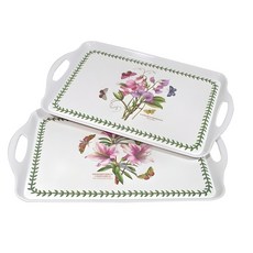 PORTmeIRION 波特玫琳恩 植物園上菜托盤, 隨機出貨, 2個