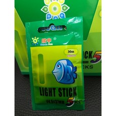 夜光棒 螢光棒 每包5支裝 夜釣 釣魚 溪釣 海釣 磯釣 釣具, 1個, 視距15m