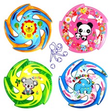 재미모리 스펀지 안전 원반 부메랑 어린이 유치원 학원 학교 선물 사은 판촉 달란트 성경학교 스폰지 장난감, 1개, 랜덤