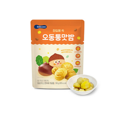 베베쿡 오동통통맛밤 간식, 50g, 9개