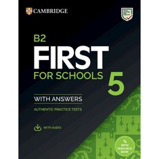 華泰書本熊 劍橋英檢官方全真題本 B2 First for Schools (FCE) 5 9781009273015 9781009273022, for Schools 5無附解答版