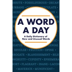 (영문도서) A Word a Day: A Daily Dictionary of New and Unusual Words Paperback, Publications International,..., English, 9781639381210