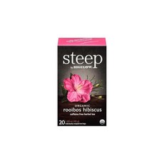Bigelow 17715 Steep Tea 민들레 & 복숭아 33.5g(1.12온스) 티백 박스 20개, 2.25g