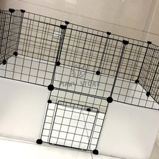 [유마누] 반려견펜스 강아지안전문펜스 강아지울타리 강아지휀스, 옵션5) 한방향 커넥터 화이트 4p