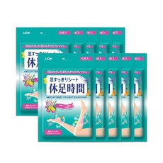 휴족시간 쿨링시트 6매입 x 10개 종아리 패치, 1개