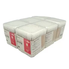 맑은하루 사각 원터치 면봉, 6개, 200개입