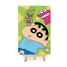 DIY 그림 그리기 짱구는못말려 초코비 짱구 10x15, 단품, 1개