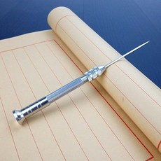 巨匠工廠 線裝書本製作修書工具套裝 手工裝訂材料 打孔鐵錐子 DIY手縫大眼針線組, 1個