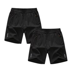 1+1 남자 5부 냉장고 반바지 헬스 운동복 와이드반바지