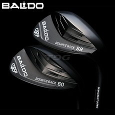 [발도] BALDO CORSA 2022 코르사 단조 바운스 백 블랙 웨지 헤드, 60도, 60도, 1개