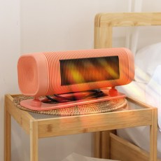 아이프리 미니 전기 발난로 PTC 사무실 온풍기 히터 시즌2, 핑크