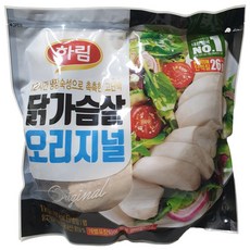 [하림] [냉장] 닭가슴살 오리지널, 100g, 10개