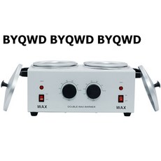 BYQWD왁싱 워머기 2구 왁스 이중 냄비 핫 왁스 온도 조절 가능 미용실 제모 밀랍 기계BYQWD, 220V 이중로 왁스용융착기