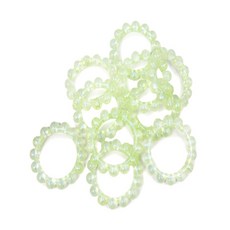 신웅이맘 원모양 비즈 부자재 10p 비즈구슬, 화이트