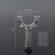 全鈦合金狂飆龍齒扁皮快壓免綁直闆戶外彈力射擊玩具正品闇扣彈弓, 1個, 狂飆8020+兩幅皮筋+一包泥丸