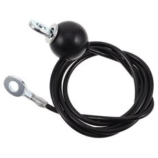 핸들이 있는 삼두근 로프 LAT 풀 다운 바 미끄럼 방지 케이블 부착 다기능 피트니스 홈짐용, 03 1 Pair, 1개