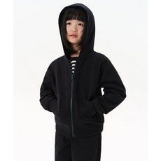 무신사 스탠다드 MUSINSA STANDARD KIDS 오버사이즈 후디드 스웨트 집업 [블랙] MKBTK3Z03-BK 379731