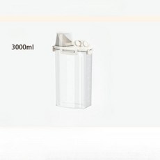 1.7L/2.5L/3L 재사용 가능한 세탁 세제 디스펜서 곡물 기타 곡물 저장 탱크 용 밀봉 저장 용기, 03 L 3L C3840C