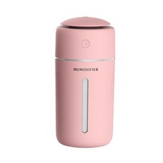 車用 家用 無線 USB 加濕器 水氧機 薰香機 空氣加濕器 噴霧機 便攜 車載補水儀, 少女粉