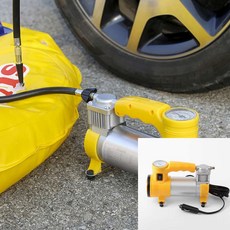 LED 차량용 에어컴프레셔 펌프 35L 자동차에어펌프 바람넣는기계